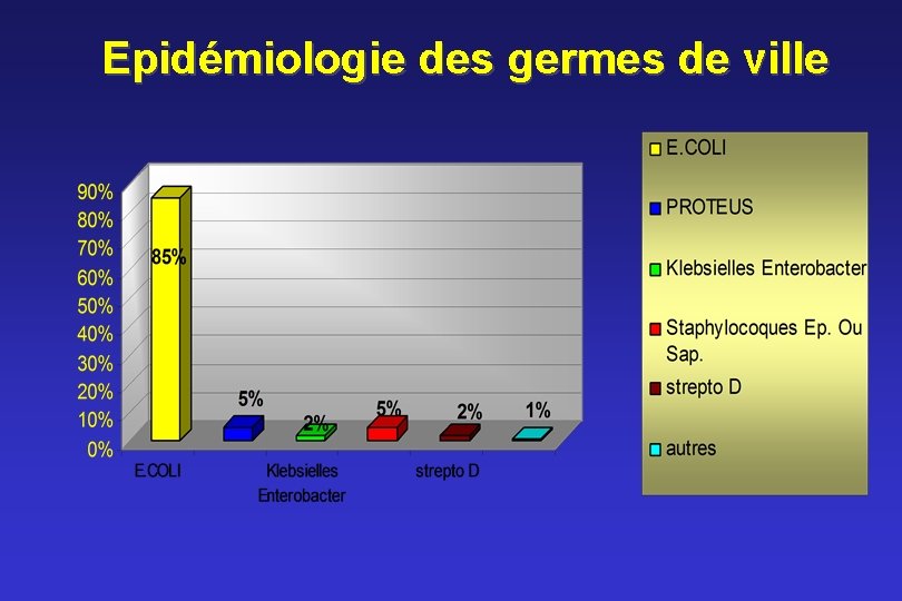 Epidémiologie des germes de ville 