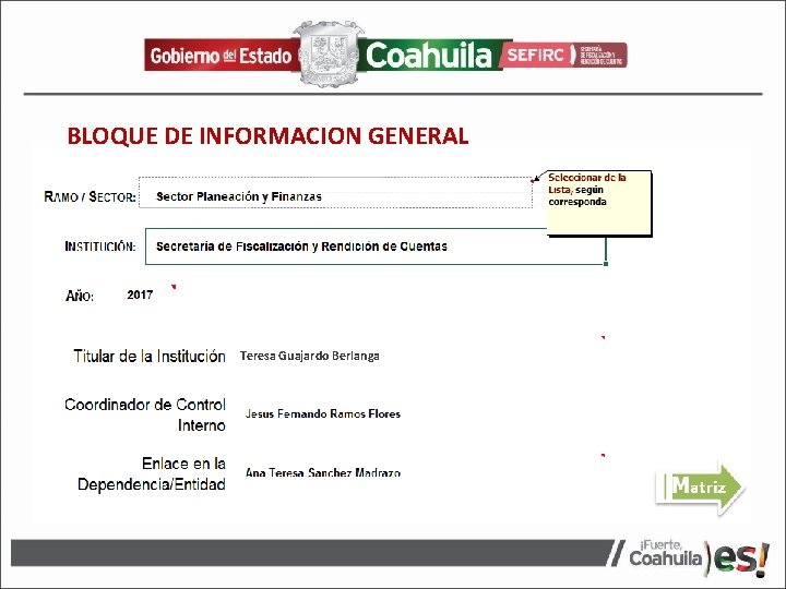 BLOQUE DE INFORMACION GENERAL Teresa Guajardo Berlanga 