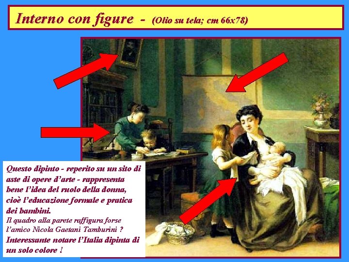 Interno con figure - Questo dipinto - reperito su un sito di aste di