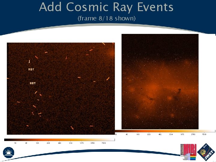 Add Cosmic Ray Events (frame 8/18 shown) 