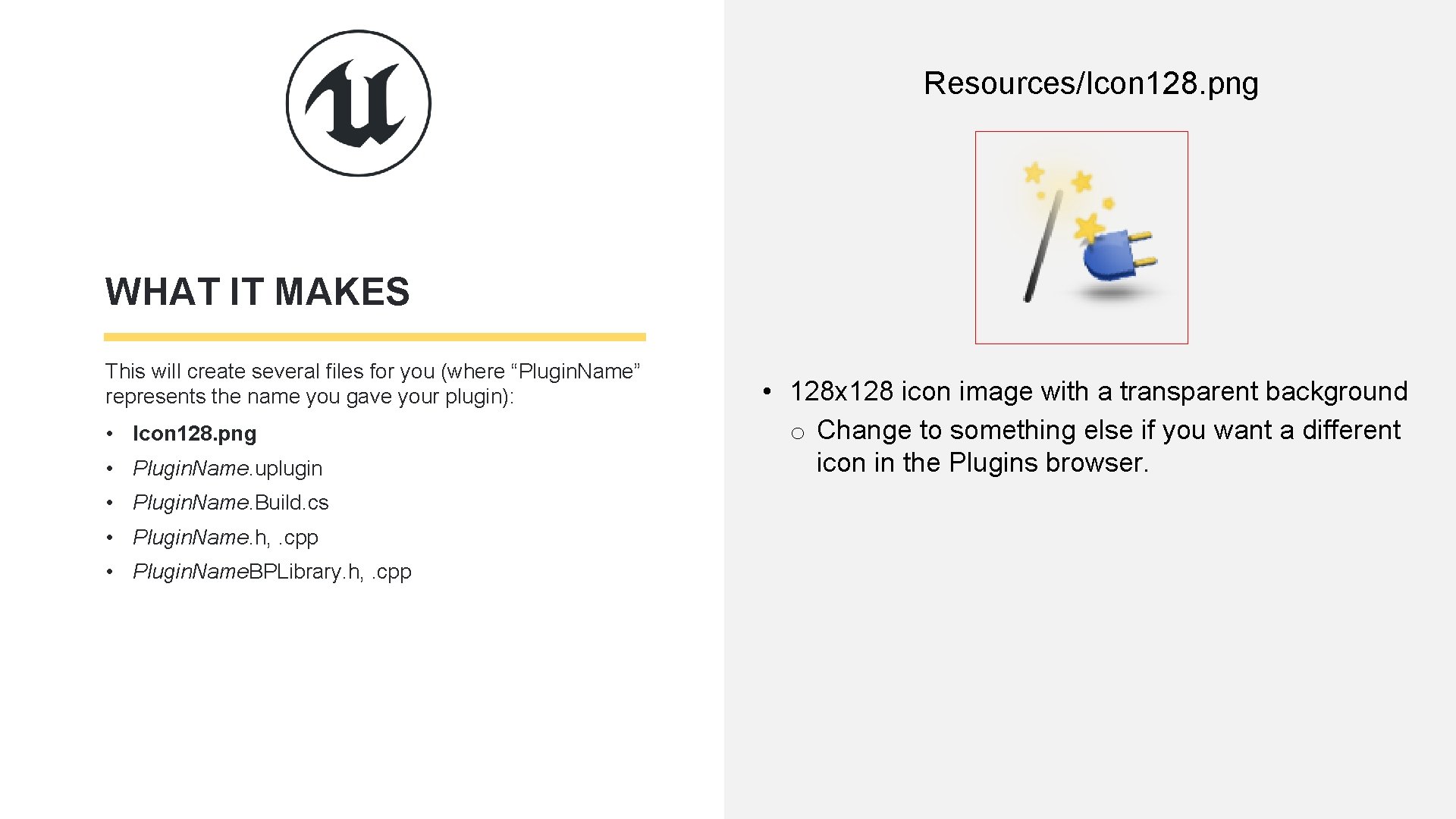 Resources/Icon 128. png WHAT IT MAKES This will create several files for you (where