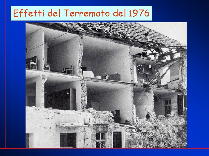 Effetti del Terremoto del 1976 