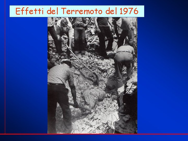 Effetti del Terremoto del 1976 