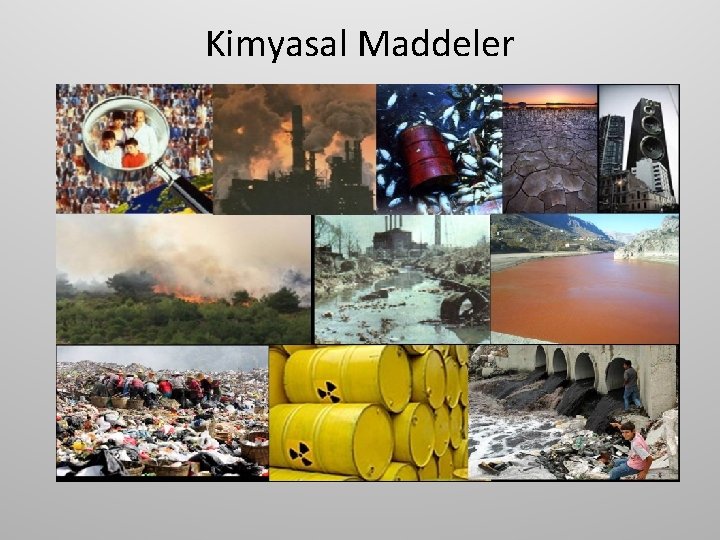 Kimyasal Maddeler 