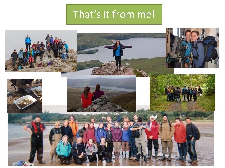 That’s it from me! 