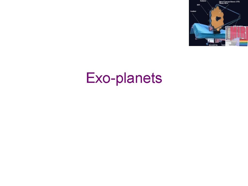 Exo-planets 