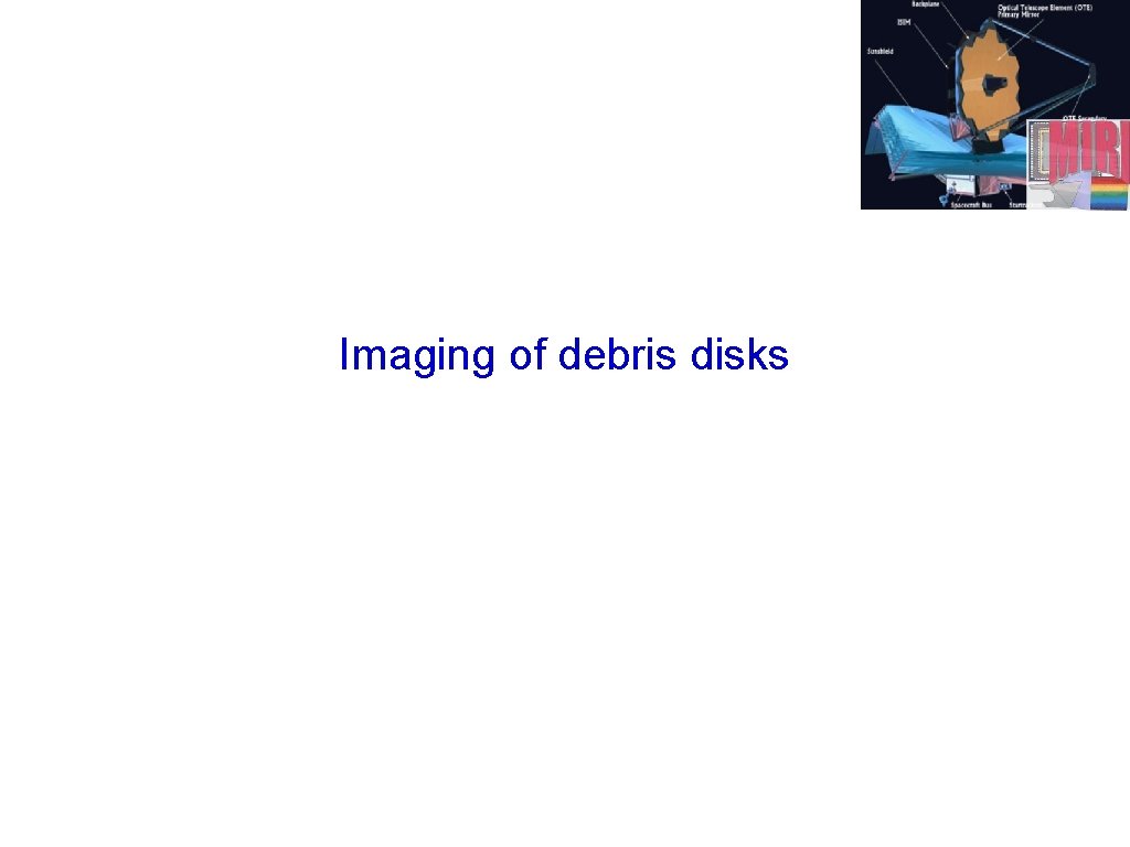 Imaging of debris disks 