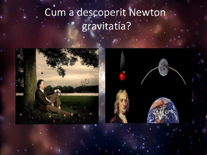 Cum a descoperit Newton gravitatia? 