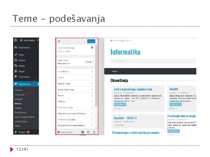 Teme - podešavanja 12/41 