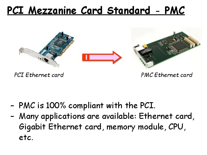 PCI Mezzanine Card Standard - PMC PCI Ethernet card PMC Ethernet card – PMC