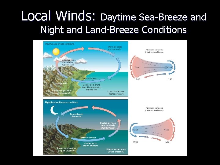 Local Winds: Daytime Sea-Breeze and Night and Land-Breeze Conditions 