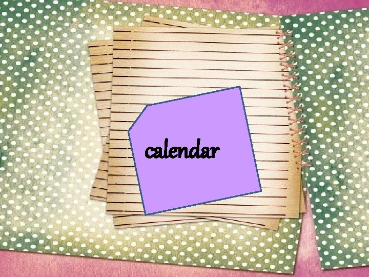 calendar 