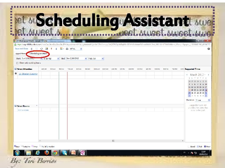 Scheduling Assistant 