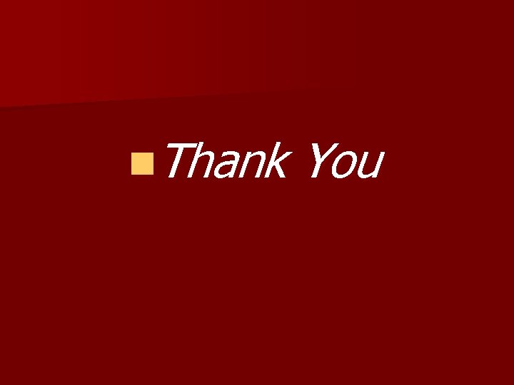 n. Thank You 