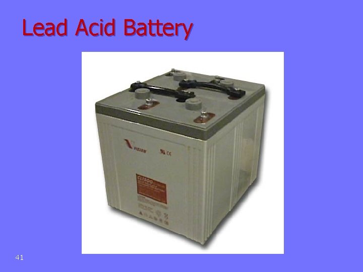 Lead Acid Battery 41 