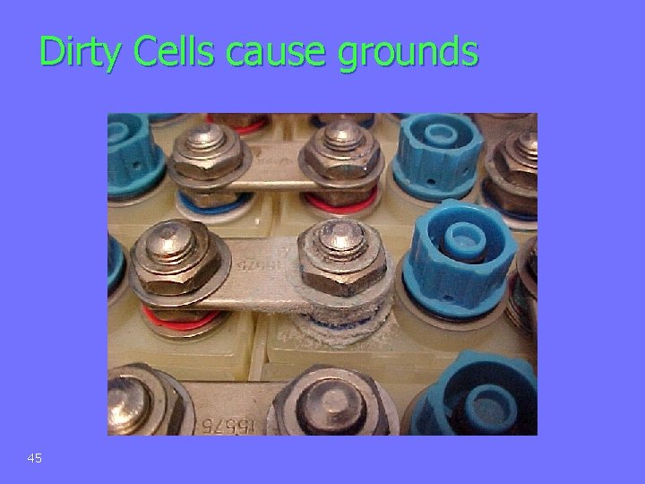 Dirty Cells cause grounds 45 