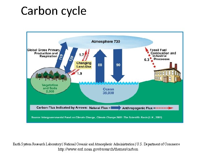 Carbon cycle Earth System Research Laboratory | National Oceanic and Atmospheric Administration | U.