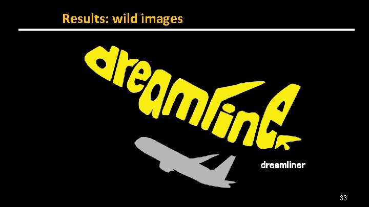 Results: wild images dreamliner 33 