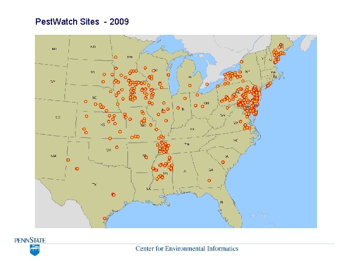 Pest. Watch Sites - 2009 Pest. Watch Sites - 2009