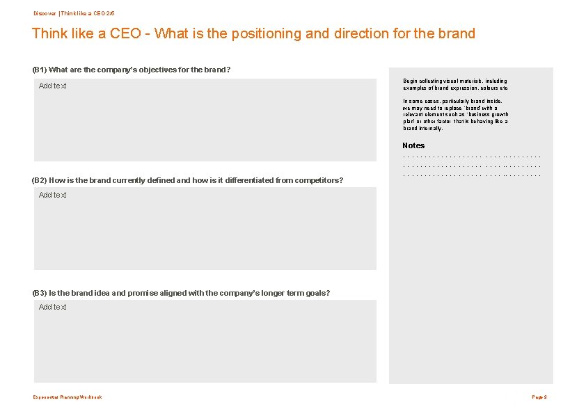 Discover | Think like a CEO 2/5 Think like a CEO - What is