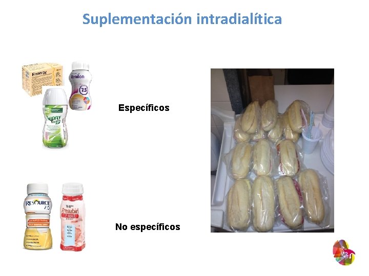 Suplementación intradialítica Específicos No específicos 