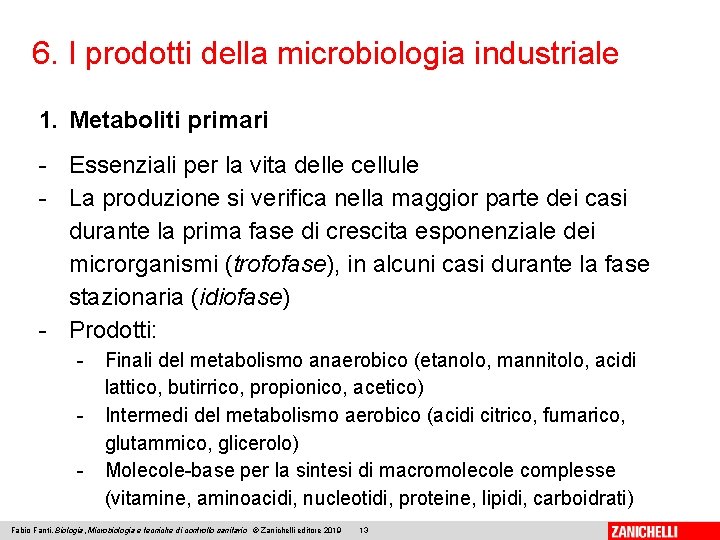 Fabio Fanti Biologia microbiologia e tecniche di controllo