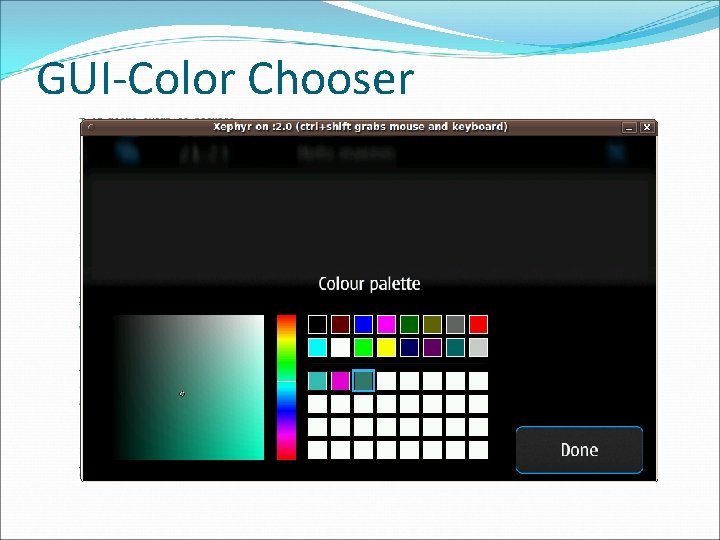 GUI-Color Chooser 
