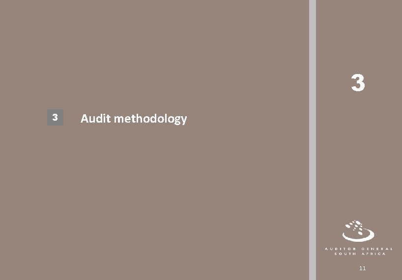 3 3 Audit methodology 11 