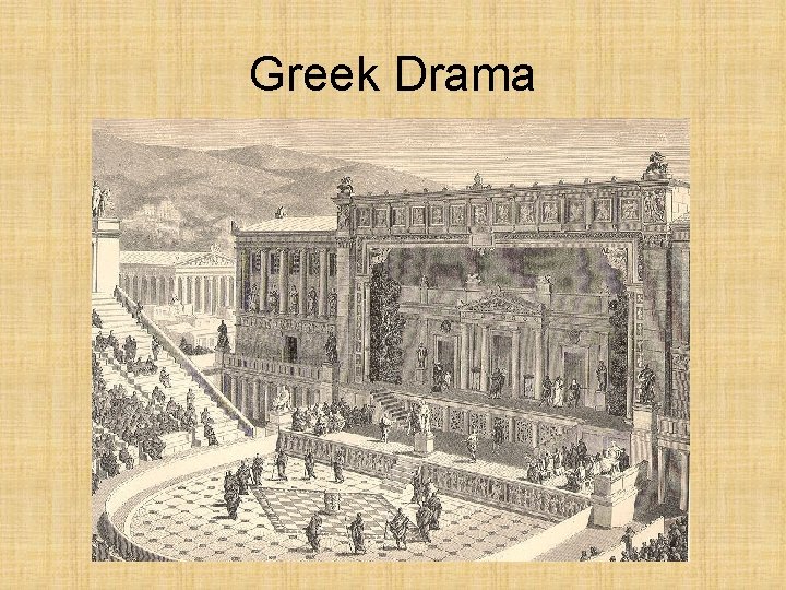 Greek Drama 