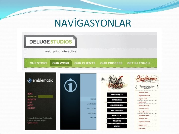 NAVİGASYONLAR 