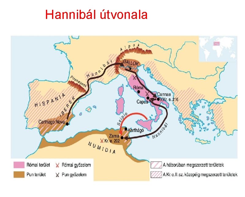 Hannibál útvonala 