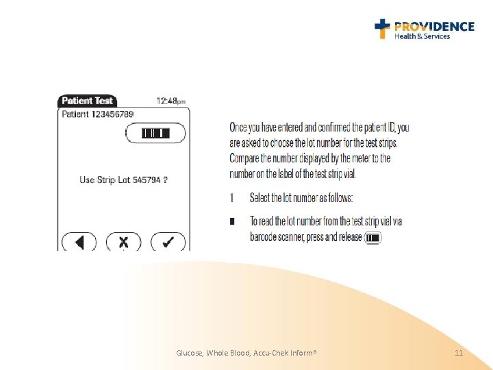 Glucose, Whole Blood, Accu-Chek Inform® 11 