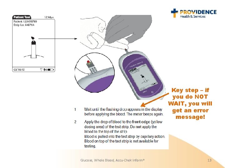 Key step – if you do NOT WAIT, you will get an error message!