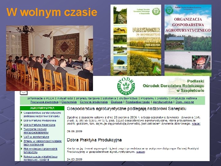 W wolnym czasie 