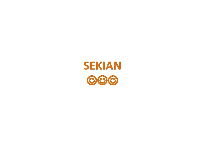 SEKIAN 