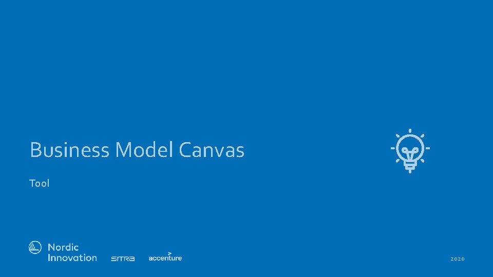 Business Model Canvas Tool 2020 