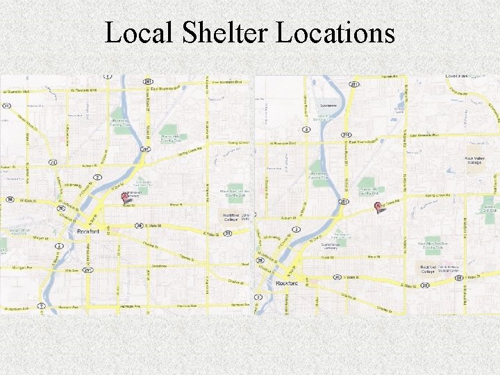 Local Shelter Locations 