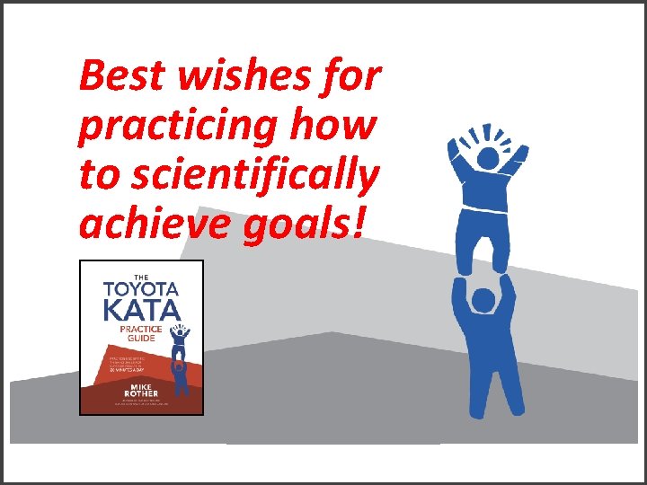 Best wishes for practicing how to scientifically achieve goals! 