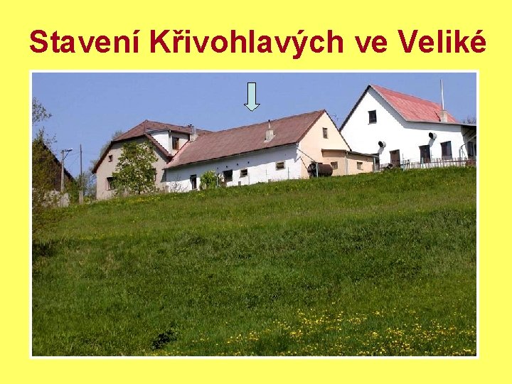 Stavení Křivohlavých ve Veliké 