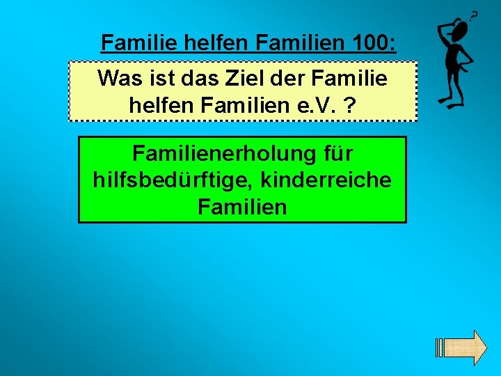 Familie helfen Familien 100: Was ist das Ziel der Familie helfen Familien e. V.