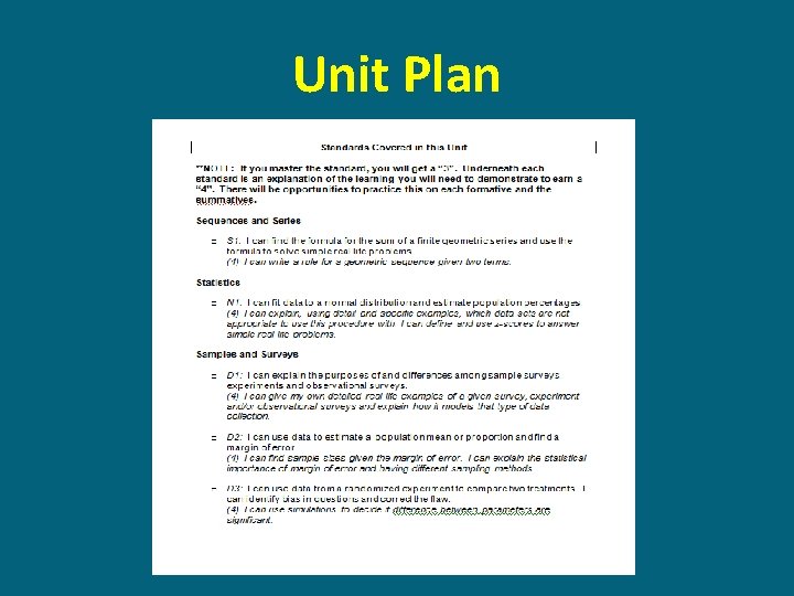 Unit Plan 