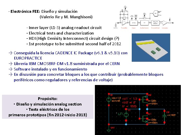 - Electrónica FEE: Diseño y simulación (Valerio Re y M. Manghisoni) - Inner layer
