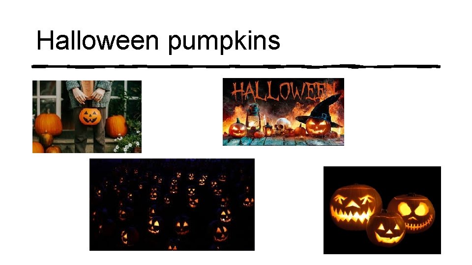Halloween pumpkins 