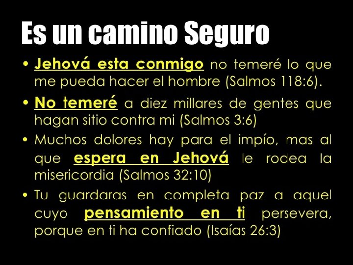  • El nunca nos va a dejar. Hebreos. 13: 5. • Sea vuestro