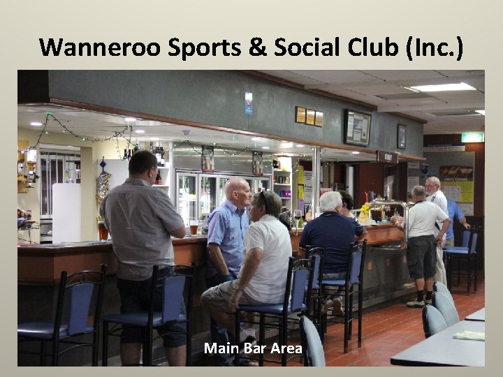 Wanneroo Sports & Social Club (Inc. ) Main Bar Area 