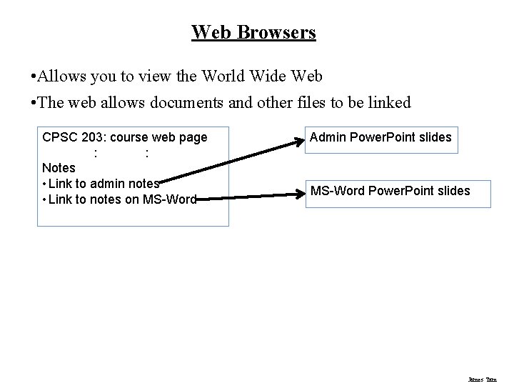 Web Browsers • Allows you to view the World Wide Web • The web