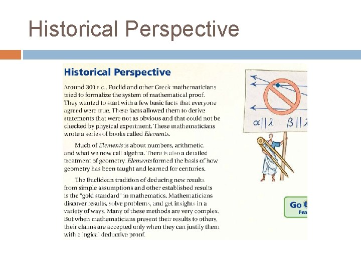Historical Perspective 