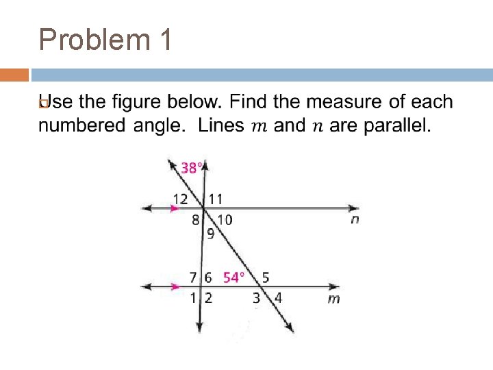 Problem 1 