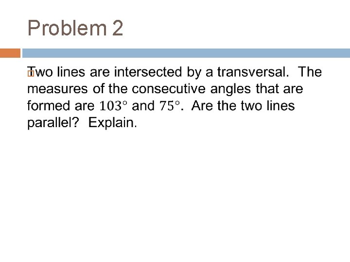 Problem 2 
