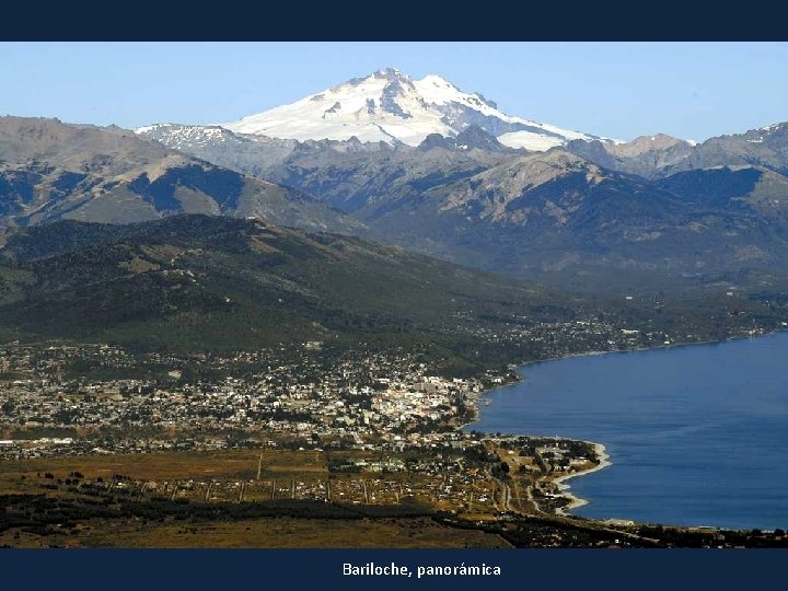 Bariloche, panorámica 